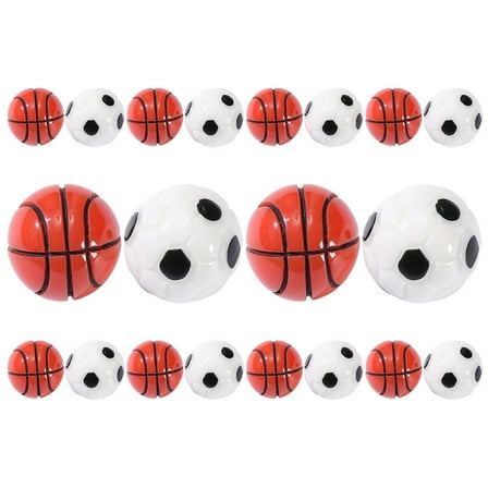 Raindrops  20 Pcs Fairy Field Accessory Mini Playground Footballs Tiny Soccer