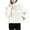 Beige, variant on Women's Cold Weather Plus Size Puffer Jacket Casual Splicing Hooded Drawstring Solid Color Short Jacket Packable Puffer Jacket(Khaki M)