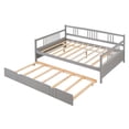 thumbnail image 5 of ARCTICSCORPION Wooden Full Daybed with Trundle, Gray, 5 of 9