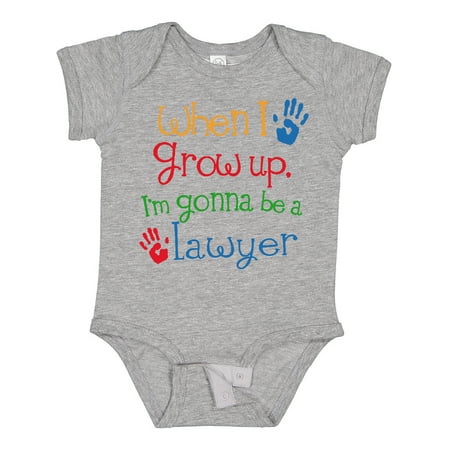 

Inktastic Future Lawyer Boys Girls Attorney Gift Baby Boy or Baby Girl Bodysuit