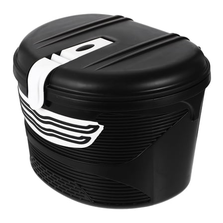 FOMIYES Bike Basket Resin Black Strong Load-bearing Capacity 1 Set 10.2X9X7.9in