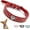Red, variant on Princess style sparkling diamond collar | Small dog/cat crystal heart-shaped decoration