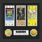 NFL Framed Wall Art by The Highland Mint, Oakland Raiders - Super Bowl Championship Ticket
