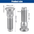 thumbnail image 3 of 10 Pcs 1/2"-20 Front or Rear Wheel Lug Stud Fit for Jeep Liberty 2002-2007 No.6036388AA, 3 of 6