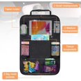 thumbnail image 3 of Organizador de Coche, Organizador de Coche para Niños con 8 Bolsillos, Protector de Asiento de Coche para Niños de Gran Capacidad con Bolsillo Transparente para Tableta, iPad, Botellas, Libros de Juguetes, 1 Pieza Sincero Electrónica, 3 of 5