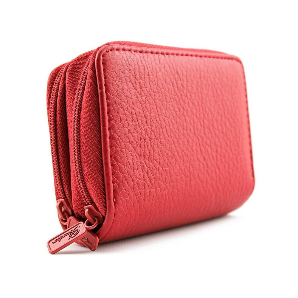 Buxton - Buxton Womens RFID Identity Safe Card Wizard Wallet - Red