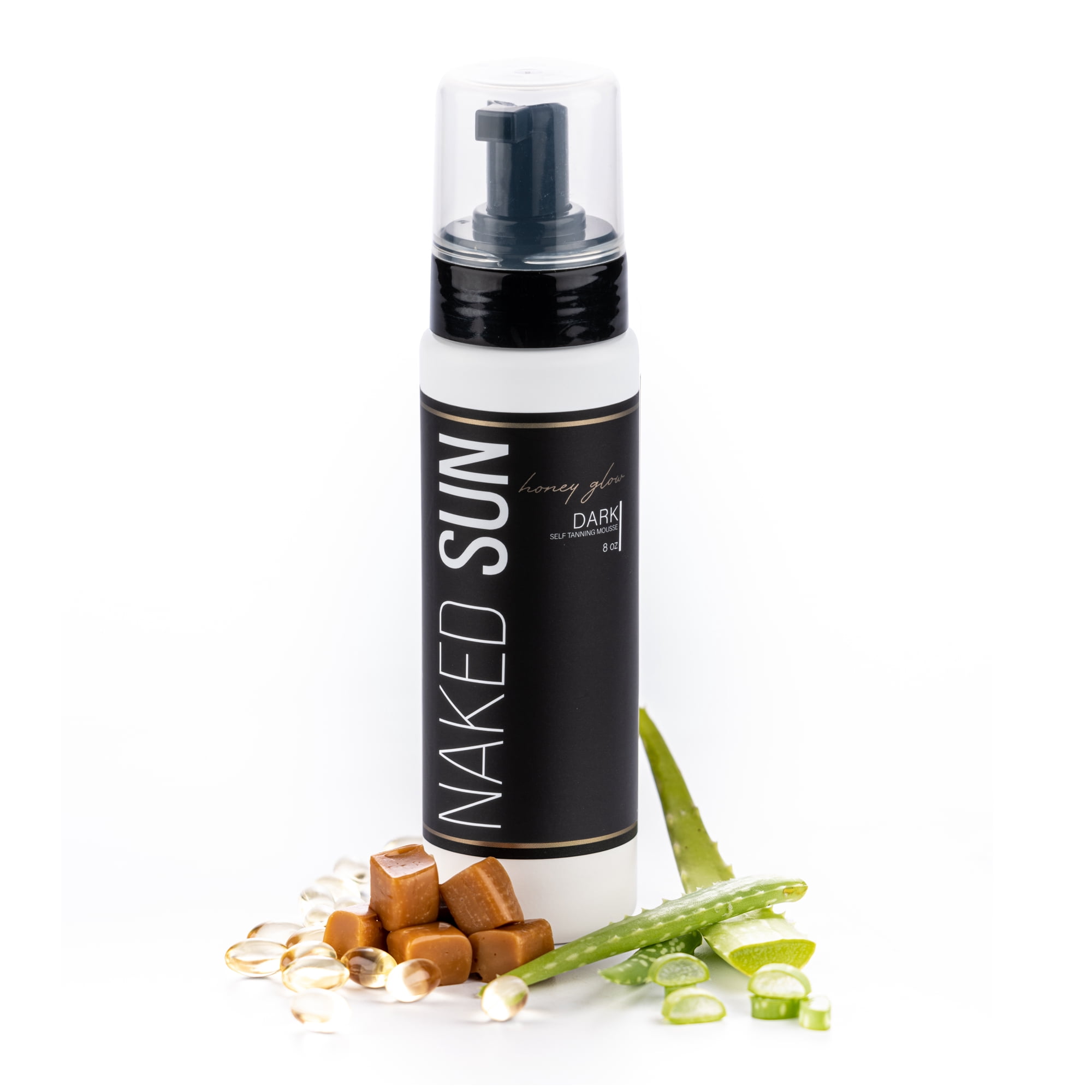 Naked Sun Honey Glow Tanning Mousse - 8oz