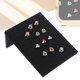 thumbnail image 4 of 1 Soporte de Exhibición en Forma de L de Terciopelo de Alta Calidad para 50 Anillos, Ideal para Guardar y Exhibir Anillos. Color Gris Francés., 4 of 5