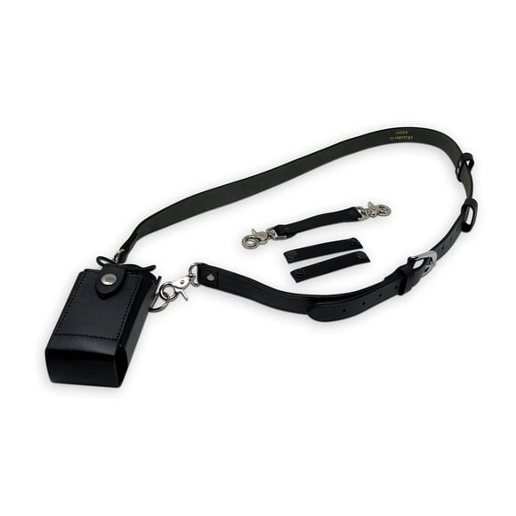 Revolution Fire Ensemble d'Holster Radio en Cuir – Sangle Robuste, Anti-Basculement, Convient à la Série Motorola APX – pour Pompiers, EMT, Police