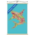 thumbnail image 3 of Jim Baldwin - Lily Shark Wall Poster with Magnetic Frame, 22.375" x 34", 3 of 5