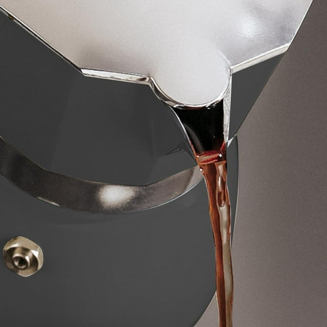 Cafetera italiana portátil de aluminio para café expreso, 150 ml/300 ml, cafetera italiana de aluminio, cafetera de extracción en frío para moca, de primera línea