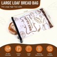 thumbnail image 4 of Sacs à Pain Fafa, 2 Sacs à Pain pour Pain Maison, Sac de Rangement Réutilisable pour Pain au Levain avec Fermeture Éclair, Grand Contenant pour Conserver le Pain Frais, 4 of 4