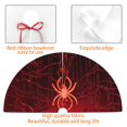 thumbnail image 4 of Yiaed Black Spider Web With Spiders Print Christmas Tree Skirt , Tree SkirtsTree Mat for Christmas Winter Holiday Indoor Decorations-30", 4 of 7