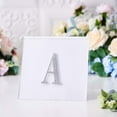 thumbnail image 2 of Efavormart 4" Letter A Silver Self-Adhesive Rhinestone Number Stickers for DIY Crafts, Handicraft Art, Graduation Cap Decorations Birthday Party, Wedding Alpha-Numeric stickers, 2 of 6