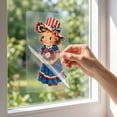 thumbnail image 5 of Patriotic Star Spangled Bow, Clear Sticker, Decorative Decal, Adhesive-Free And Residue-Free, For Gift Decor, Surface Ornament, Holiday Decoration, 5 of 5