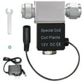 thumbnail image 1 of Solenoid Valve for Aquarium CO2 System Regulator DC Output Connect *1 External Thread Single Head Noiseless Low Temperature Version, 1 of 7