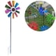 thumbnail image 5 of Molinillo Giratorio de Viento de 28 Pulgadas, Escultura de Viento, de Metal, Adorno Decorativo para Césped, , Colorful DYNWAVEMX Molino de viento al aire libre, 5 of 7
