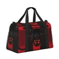 thumbnail image 2 of Easygdp Black Panther Red Background Bolsa de Gimnasio, Bolsa de Viaje Duffel, Bolsa de Fin de Semana con Compartimentos, Bolsa de Mano para Noche, 2 of 7