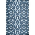thumbnail image 3 of JONATHAN Y SUPERSOFT 4 x 6 Area Rug, Tumbling Blocks Geometric - Navy/White, SEU101H-4, 3 of 10