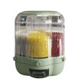 thumbnail image 1 of LCXmlly Boîte de Riz Conteneur de Riz Rotation à 360 Degrés Couvercle Amovible Grande Capacité Preuve Claire 6 Compartiments Haricots Riz Orge Grain, 1 of 8