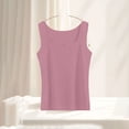 thumbnail image 2 of WAGUTH Womens Notch Square Neck Thermal Tank Tops Wide Strap Soft Sleeveless Warm Underwear Camis for Fall Winter Layering, 2 of 5