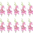 5pcs Artificial Flowers for Floating Candles Mini Artificial Orchid