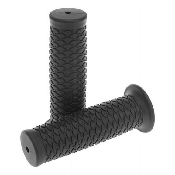 Bikers Choice Ol' Skool 1 Inch Black Scales Grip for Powersports