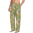 thumbnail image 6 of Logiee Snake And Floral Print Pajama Pants for Men,Men’s Pajama Bottoms,Mens PJ Pants with Pockets & Button Fly-X-Large, 6 of 6