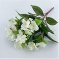 thumbnail image 4 of Artificial Impatiens Flowers 2PCS, UV Resistant Silk Bouquets for Outdoor Decor, Indoor Planters, Balcony, Garden, and Kitchen Decorations, Realistic for Year-Round Color, 4 of 4