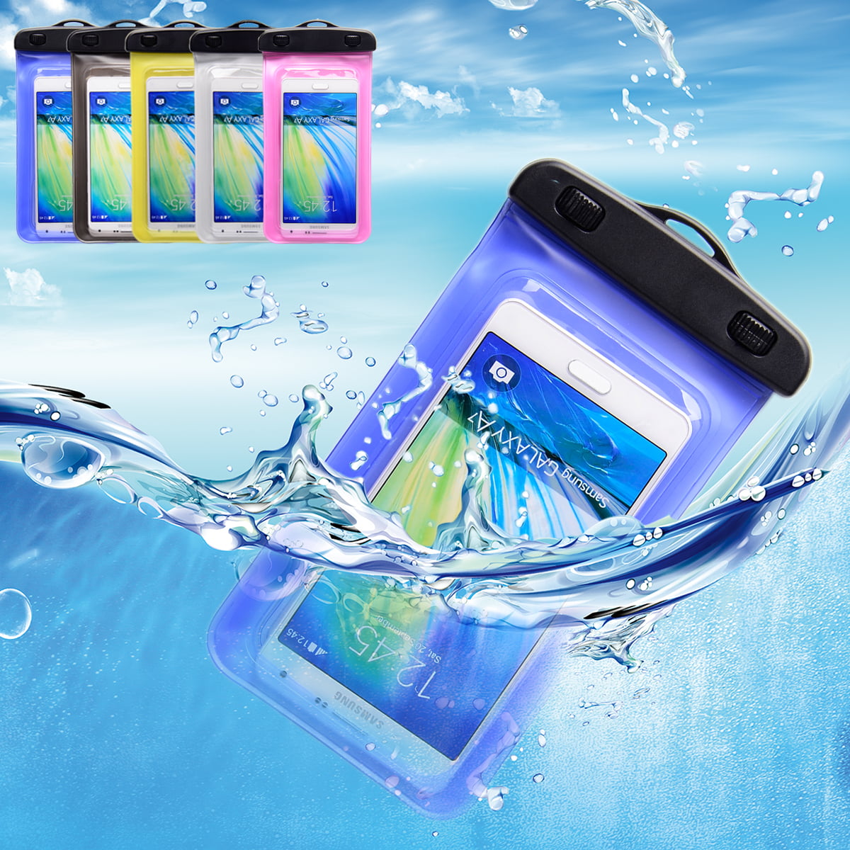 Waterproof Waist Dry Bag Underwater Pouch For Cellphone Samsung HTC Mobile Phone 