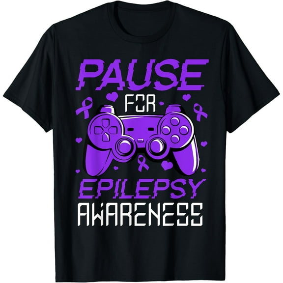 Gamer Epilepsy Awareness For Kids Boys Girls Video Game T-Shirt