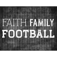 thumbnail image 2 of Carpentieri, Natalie 32x26 Black Ornate Wood Framed with Double Matting Museum Art Print Titled - Faith Family Football, 2 of 4