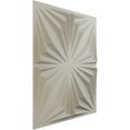 thumbnail image 2 of Ekena Millwork 19 5/8"W x 19 5/8"H Asher EnduraWall Decorative 3D Wall Panel, UltraCover Satin Blossom White (12-Pack for 32.04 Sq. Ft.), 2 of 6