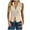 Beige, variant on Waistcoat Vest For Women Sevevn Women's Zipper High Neck Solid Color Sleeveless Knitted Sweater Top