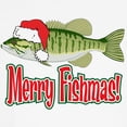 thumbnail image 3 of CafePress - Merry Fishmas Sweatshirt - Crew Neck Sweatshirt, 3 of 4