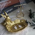thumbnail image 3 of Clearance Sale!Golden Rabbit Jewelry Tray,Retro Bunny Figurine Dish Rings Tray Home Decor,Accent Animals Jewelry Display Organizer,Easter Tabletop Decoration Rabbit Sculptures, 3 of 5