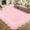 Pink, variant on Modern Washable Area Rug 5x7ft with Anti-Slip Backing, Soft Low Pile & Foldable Design for Living Room, Bedroom, Office