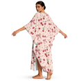 thumbnail image 3 of DISNIMO Women's Kaftan Dress Beach Cover Up Cherry Star Print Plus Size Bathing Suit Coverups V Neck Batwing Sleeve Caftan Beach Dress Long Swimsuit Cover Ups, 3 of 7
