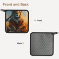 thumbnail image 2 of Xecao Prairie Meditating Lion for Silicone Trivet Mats - Heat Resistant Pot Holders, Multipurpose Non-Slip Hot Pads, 2 of 8