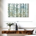thumbnail image 3 of Elephant Stock Forest Breeze Wall Art - Horizontal Canvas Wall Art - Living Room Wall Decor - Floral And Botanical Canvas - Blue And White Decor By Norman Wyatt Jr. - 36" x 24", 3 of 8