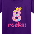 thumbnail image 4 of Inktastic 8th Birthday Rocks Girls 8 Year Old Youth T-Shirt, 4 of 5