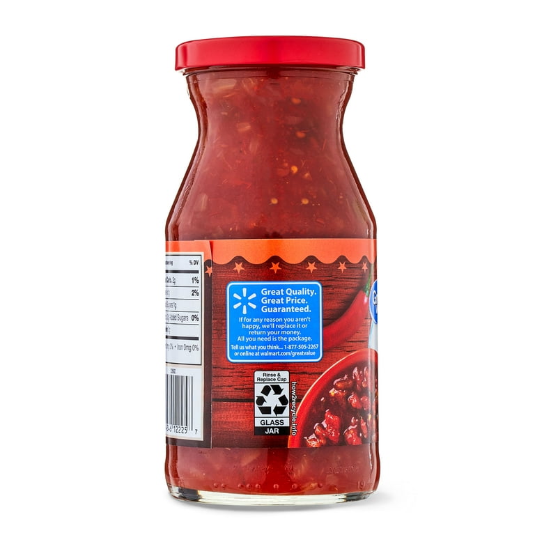 Great Value Thick and Chunky Hot Salsa, 16 oz