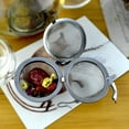 thumbnail image 2 of Zootealy 4 Sizes 304 Stainless Steel Round Ball Tea Infuser Mesh Holes Chain Sphere Coffee Herbal Filter Strainer Cooking Tools, 2 of 8
