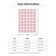 thumbnail image 5 of Fuzoiu Plaid Heart Print Flannel Throw Blanket,Light Weight Warm Decorative,Throw Blanket Cover for Sofa, Couch, Bedroom,Travel-40"x30", 5 of 6