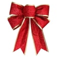 thumbnail image 1 of Bownot Decorativo Del La Cinta Brillante 5 Piezas Navidad para El Presentes, 1 of 9