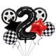 thumbnail image 1 of Globos de cumpleaños para decoración de fiesta, coche de carreras Eostankr #2, 1 of 7