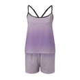 thumbnail image 4 of Huaizzzy Ensemble de Pyjama Décontracté pour Femmes Débardeur à Bretelles Shorts Pyjama Maison Ensemble de Pyjama Mignon Shorts Pyjama pour Femmes Ensemble de Robe Pyjama Court pour Femmes Haut et Shorts Ensemble de Pyjama, 4 of 6