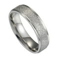 thumbnail image 1 of ZheElen Ring Matte Surface Rings Decoration Jewelry Accessory for Daily Working Silver 6MM, 1 of 6