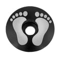thumbnail image 1 of Bicicleta De Aleación De Aluminio Threadless Stem Headset Top Cap Cover Black Foot Sunnimix Tapa superior para auriculares de bicicleta, 1 of 8
