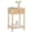 Natural, variant on White Nightstand, Small Side Table with Drawer for Living Room, Farmhouse End Bedside Table with Spindle Wood Legs for Bedroom, Office, White